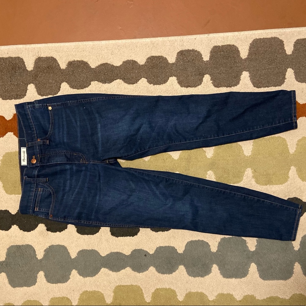 Madewell 10” high rise skinny crop jeans